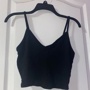 Simple black tank top